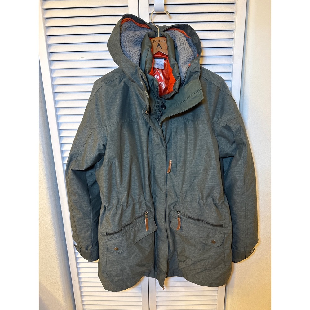 Columbia Interchange Omni-Heat Parka Jacket 3-in-1 Olive Green Mens XL